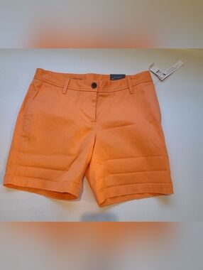 New Talbots Relaxed Chino Shorts Sz 2